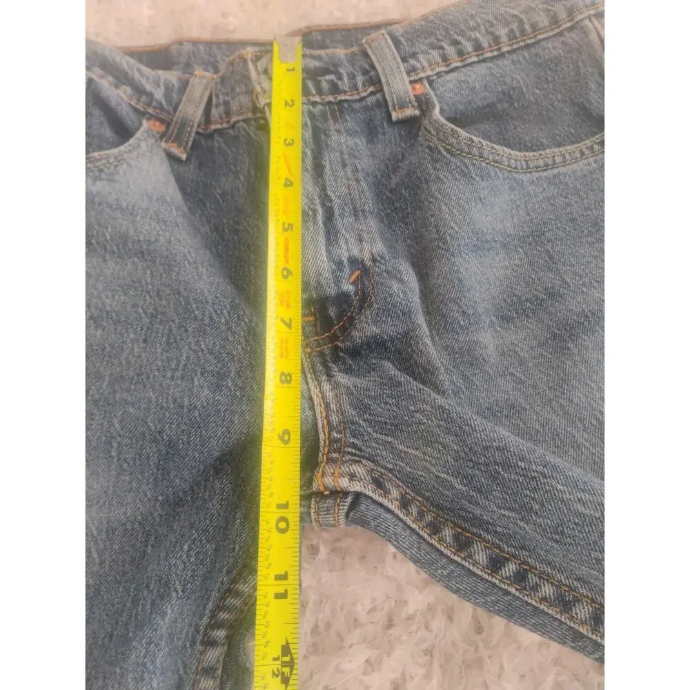 Levi’s 502 Taper Fit Jeans Men’s 30x30 Medium Wash Blue Denim Red Tab Work Pants